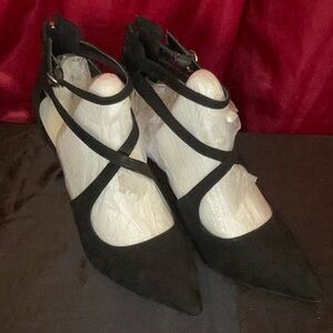 Nine West Women’s Strappy Buckle Heel